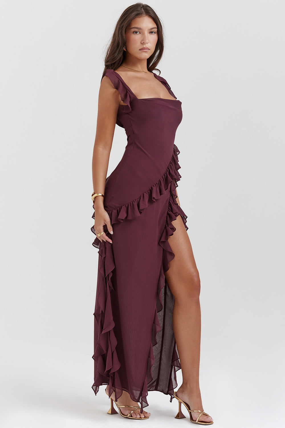 Delphine™ - Stunning Dress with Ruffles
